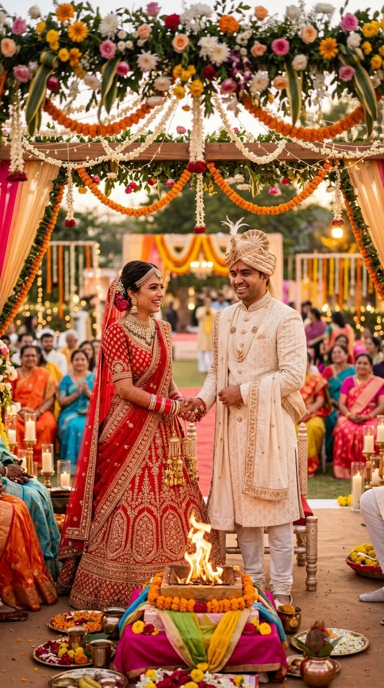 Abhishek & Kanika Royal Portrait 1